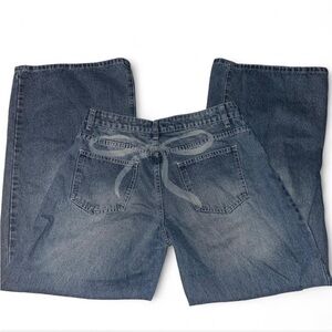 Edikted Blue Bow Jeans
